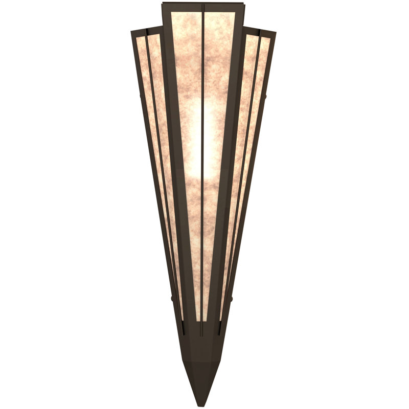 Applique murale encastrée Brum Steel, Bronze huilé