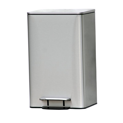 Poubelle à pédale en acier 8 gallons