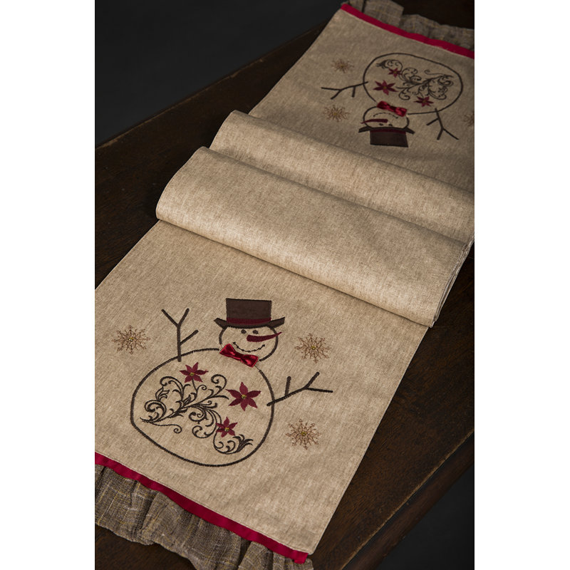 Sandford Embroidered Table Runner