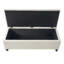 Banc de rangement avec repose-pieds, banc d'entrée, banc de bout de lit, repose-pieds pour chambre à coucher, beige, 300 lb