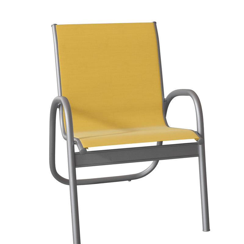 Fauteuil de patio Gardenella, Désert texturé, Jaune 43D