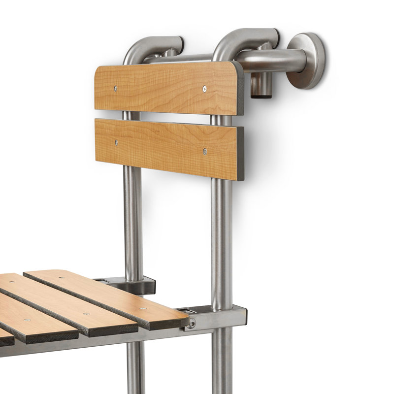 Shower Chair, Teak, Satin