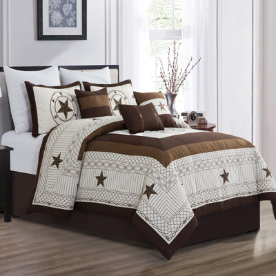 Microfiber 7 Piece Comforter Set