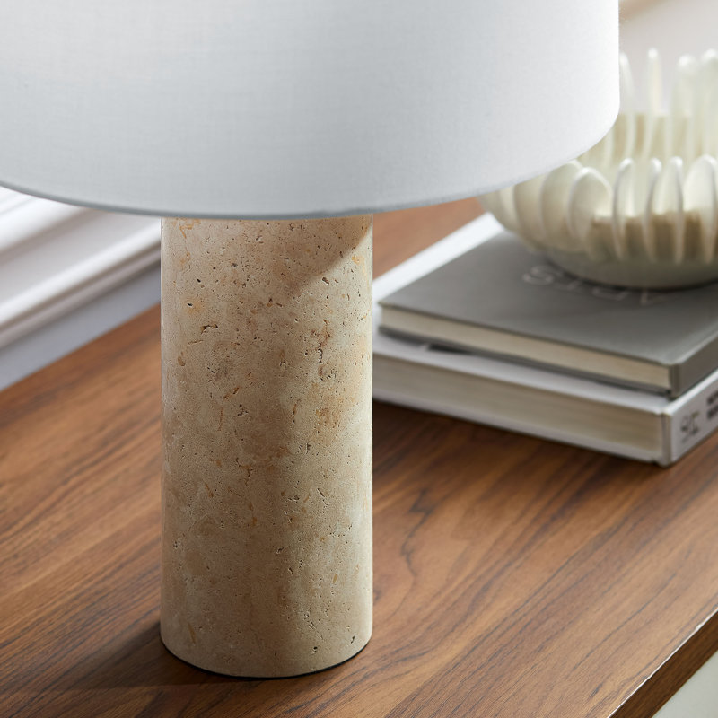 Lampe de table en travertin Zenith