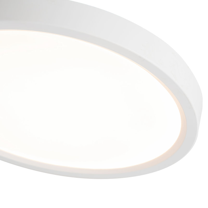 Mio 7-In Flush Mount, 1" H x 12.6" W x 12.6" W, 22 W