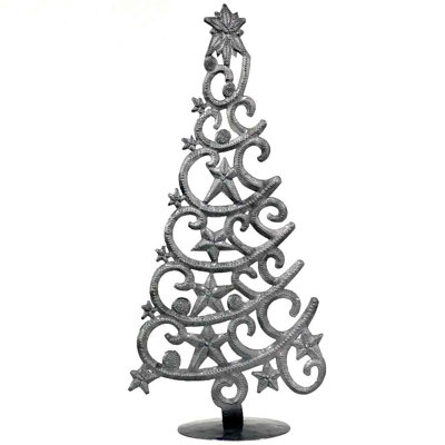 Arbre de noël avec étoiles