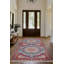 Tapis bleu en polyester à imprimé machine Gulustan-1829018572