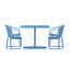 Amyris 2 - Person Patio Dining Set with Oval Table-620247010