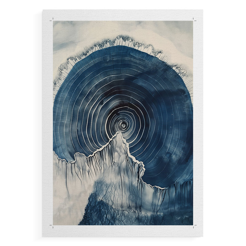 Série ABSTRACT CCX - Impression sur toile seulement - NON CADRE, H 12 po x l 8 po