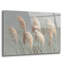 «Pampas Grasses On Grey» par Danhui Nai, art mural en verre acrylique-869105937