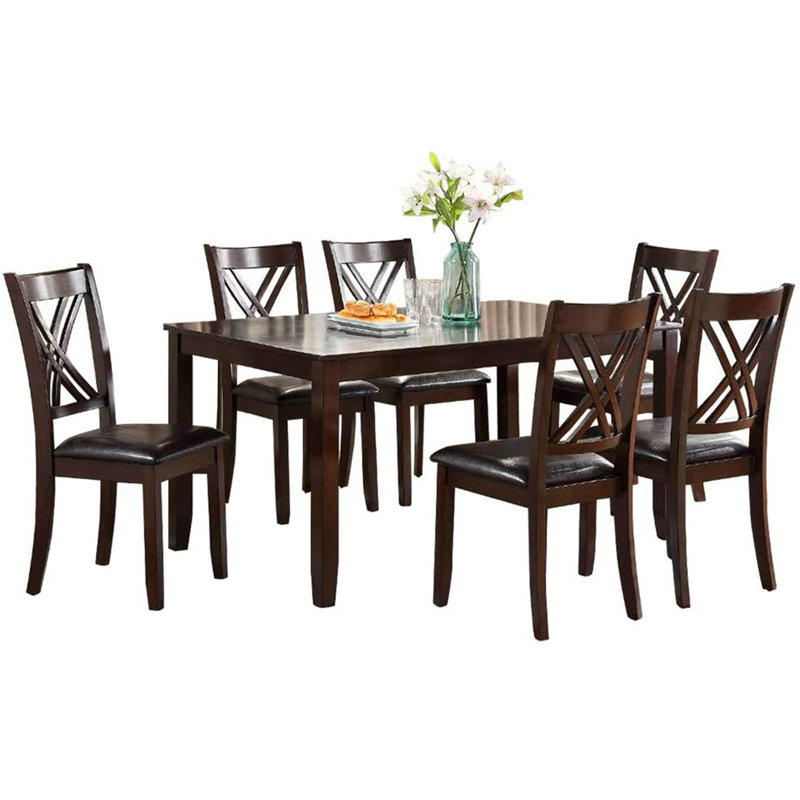 Lange 6 - Person Four Leg Dining Set