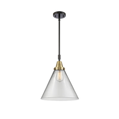 Luminaire suspendu conique 1 lumière Ashwath