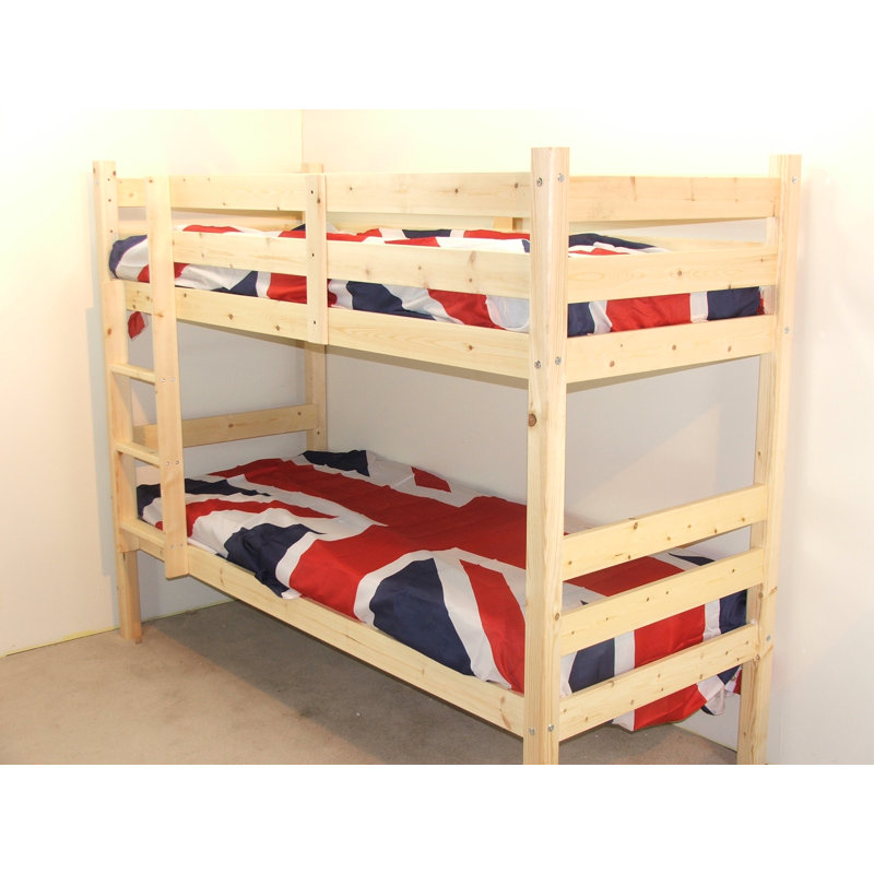 Bunk Bed with Built-in Ladder Included, 80 x 190 cm