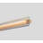 Nubis Linear Pendant -  White Washed Oak - White Canopy - Linear Canopy - Integrated LED-107140276