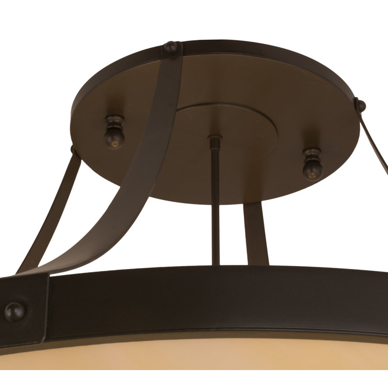 Urban 8 - Light Semi Flush Mount