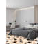 Tapis beige / brun clair en cuir de vache fabriqué à la main Rushden