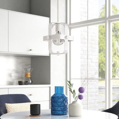 Luminaire suspendu géométrique à 1 lumière Rigby