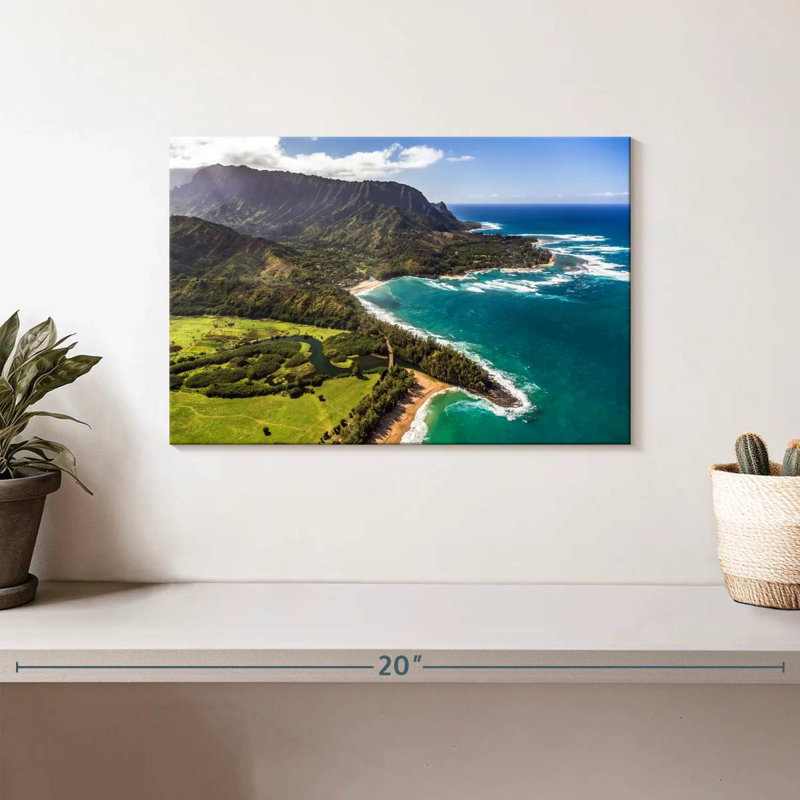 Gillard Kauai Coastal View, H 8 po x l 12 po