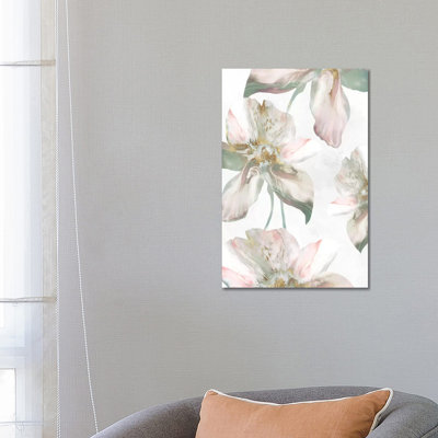 Silk Blush II by Eva Watts - Painting on Canvas