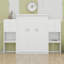 Murphy Bed With Desk, Vanity And Cabinets-198327694