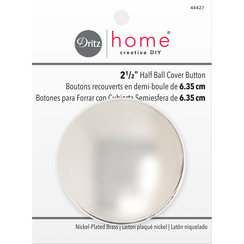 Bouton de demi-boule 2 1/2 po Dritz