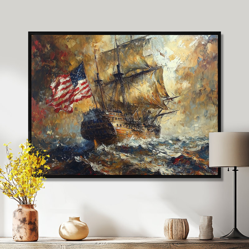 Alkiviadis - Transportation Wall Art, H 30 po x l 40 po, Cadre flottant, Noir