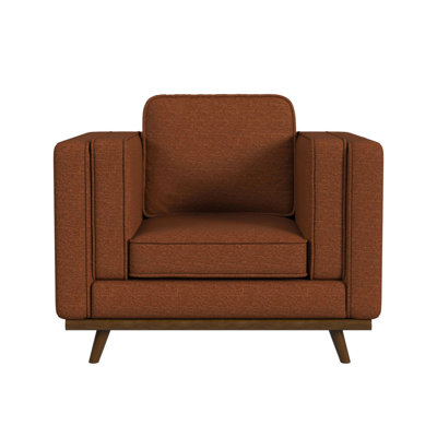 Chaise Darr gris anthracite Belfast avec façade en bois fini cerisier