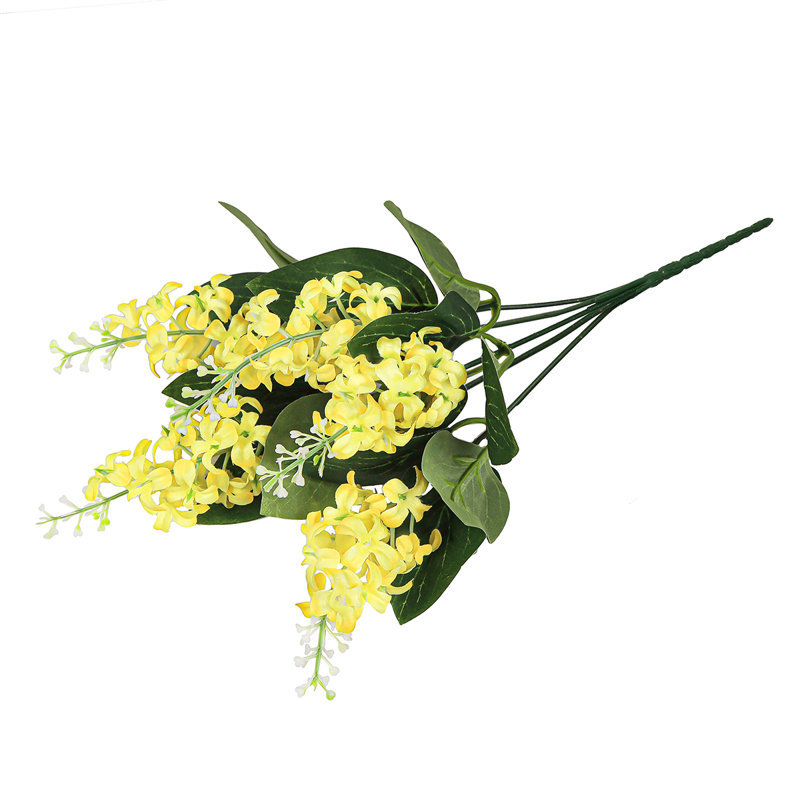 Bouquet de fleurs artificielles, Jaune