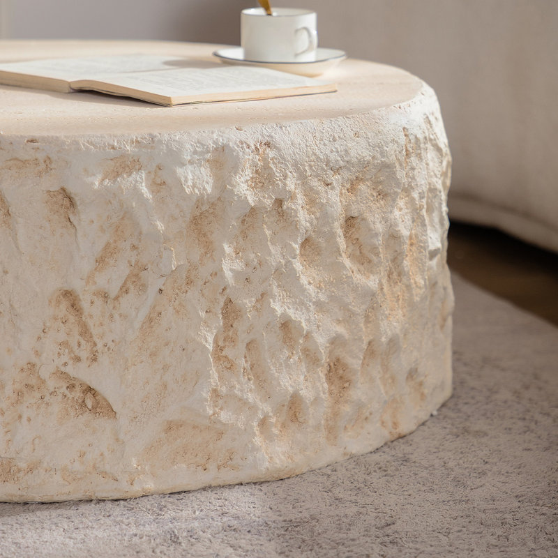 Table basse ronde Mgo Mid-Century