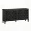 Buffet antique 60 "avec sculptures florales-628464378