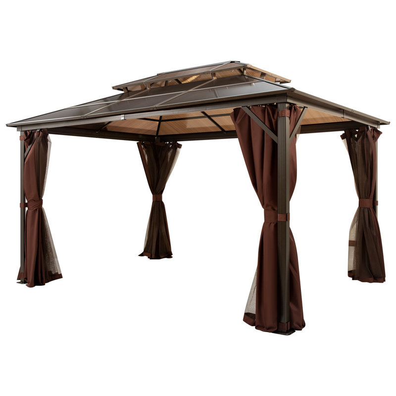 10 Ft. W x 10 Ft. D Aluminum Patio Gazebo
