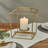 10'' H Metal Tabletop Lantern