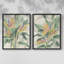 Carte Flora I - impression encadrée de qualité supérieure - prête à être accrochée - aucun clou requis - aucun clou requis-1939659970-1939659971