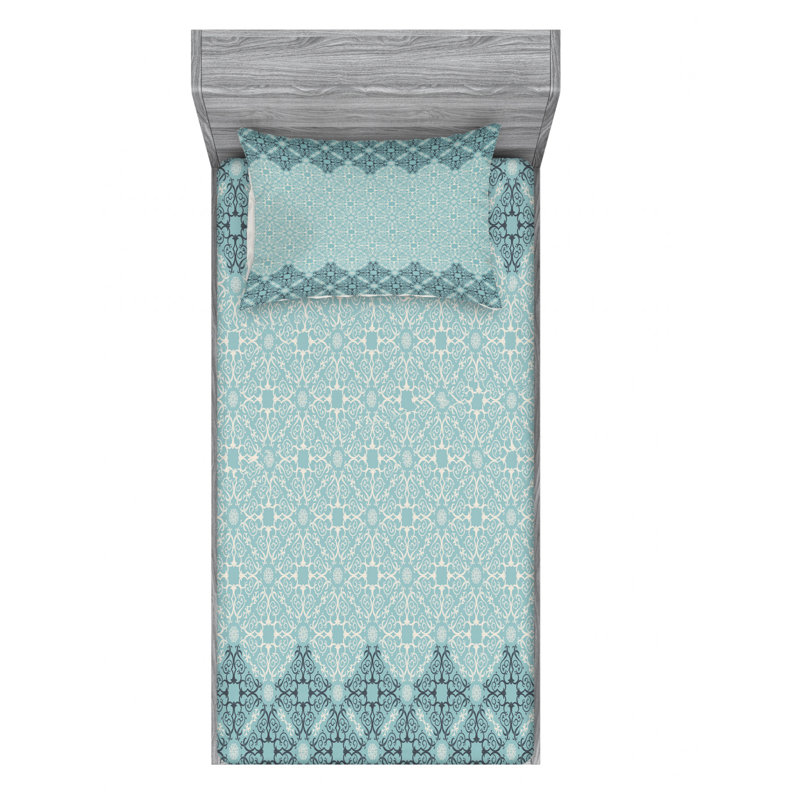 Microfiber Sheet Set, Twin, Abstract