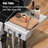 Feasto 4-burner Freestanding Propane Gas Grill With Cover, Porcelain-Enamel Cast Iron Grates, Silver-117319300