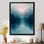 Monochromes gris, bleu, pluie, montagne, hiver, jours II - lac, art mural, salon-1966551649-1966551651