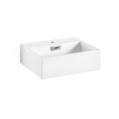 Belfry Bathroom Kiera 420mm L x 3600mm W Ceramic Rectangular Sink with Overflow