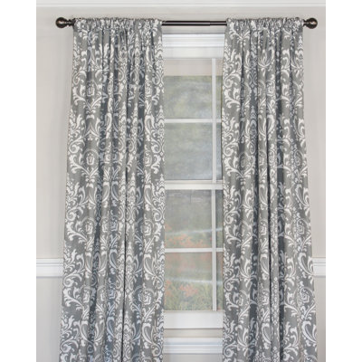 Ozbourne Cotton Blend Room Darkening Curtain Pair