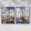 NAUTICAL Series CCCCXVII - Reproduction encadrée de qualité supérieure - prête à être accrochée - aucun clou requis - aucun clou requis-219663179-219663180