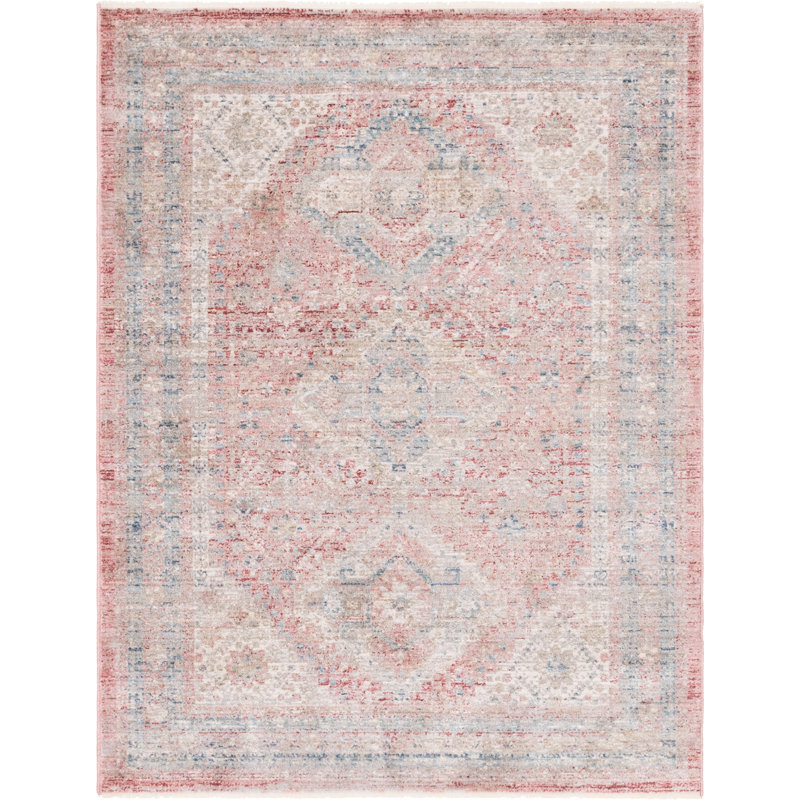 Areeas Kyla Rust Red Area Rug, Rectangle 4'1" x 5'7"