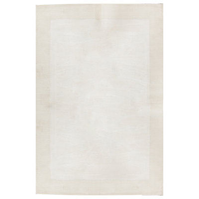 Tapis blanc de haute qualité noué à la main