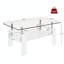 Table basse moderne moderne avec plateau en verre trempé et panneau de fibres à densité moyenne, parfaite pour les salons contemporains-1838681419-1838681418