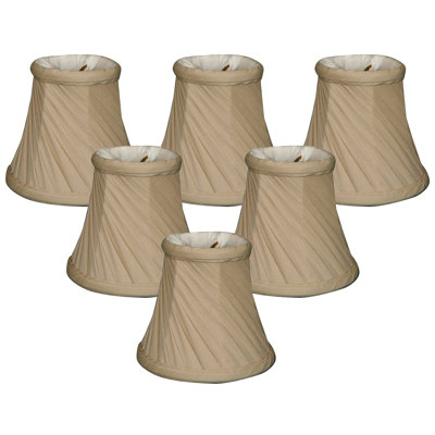 4.5'' H Silk Bell Candelabra Shade
