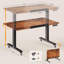 Bureau de jeu électrique 47 po pliable, bureau d'ordinateur long avec multiprise -1906026356-1902520817