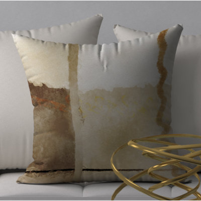 Abstract Throw Pillow