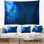 Tapisserie de neige tombant bleu Abstract-28502930