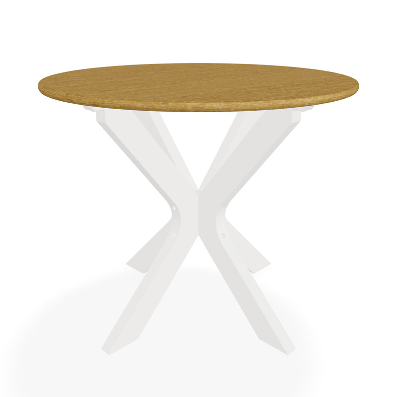 Table de bout d'extérieur 23 po, Naturel / neige