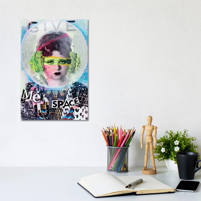 Give Me Space by HOLLYWOULD STUDIOS - Wrapped Canvas Painting, 20.32 cm H x 30.48 cm W