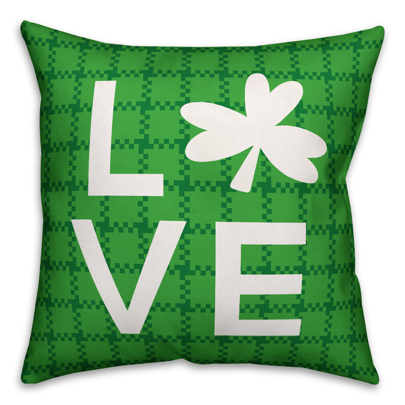 Patty Plaid Reversible Throw Pillow