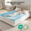 5-Zone Memory Foam Mattress Topper, Gel Infused Foam Mattress Topper For Pressure Relief Bed Topper-1787551639-1787551634